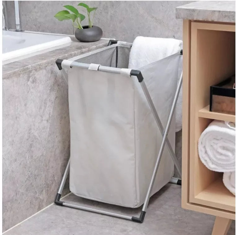 Cesto para ropa sucia plegable portátil para lavandería