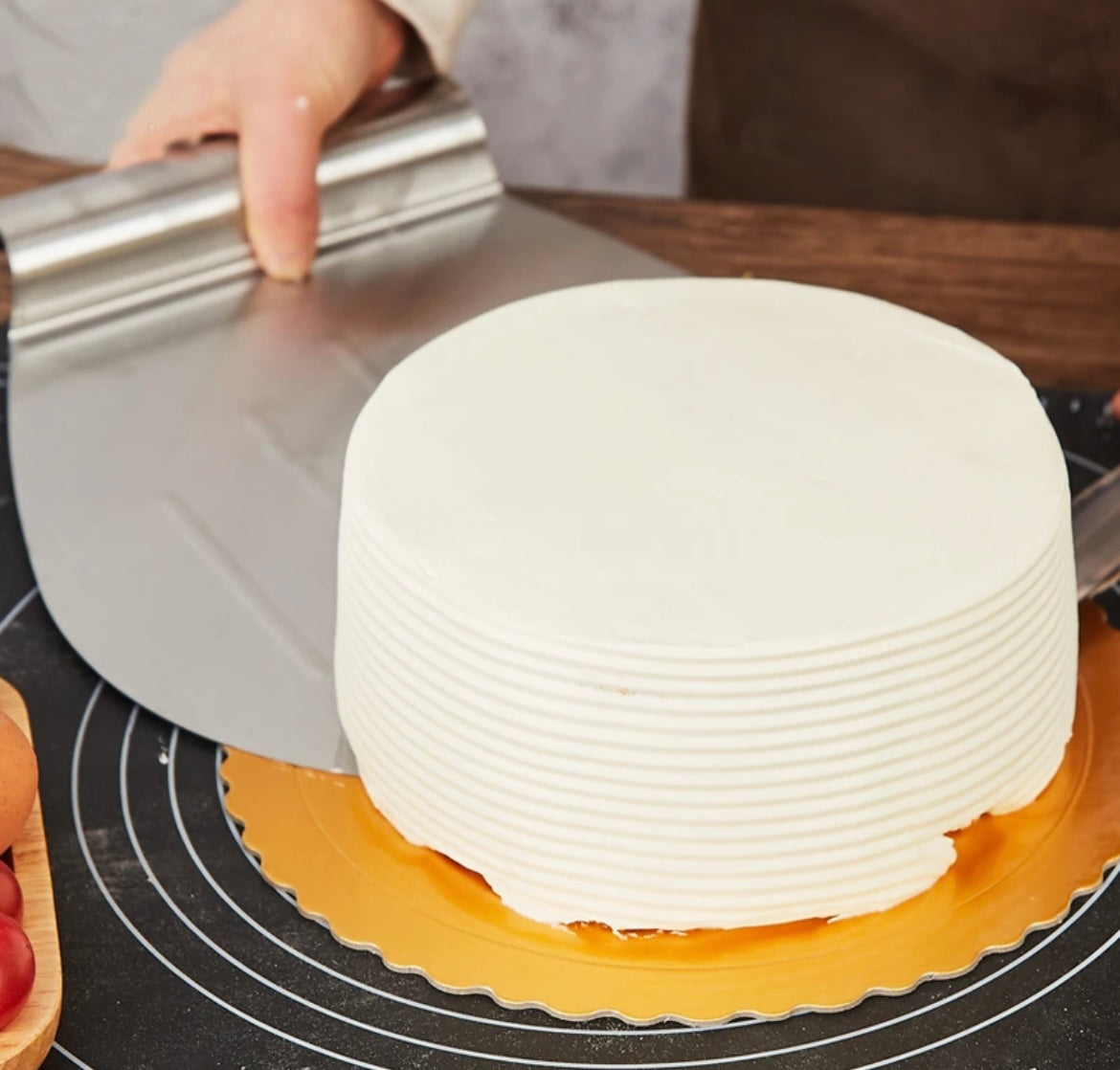 Espátula elevadora para repostería de acero inoxidable