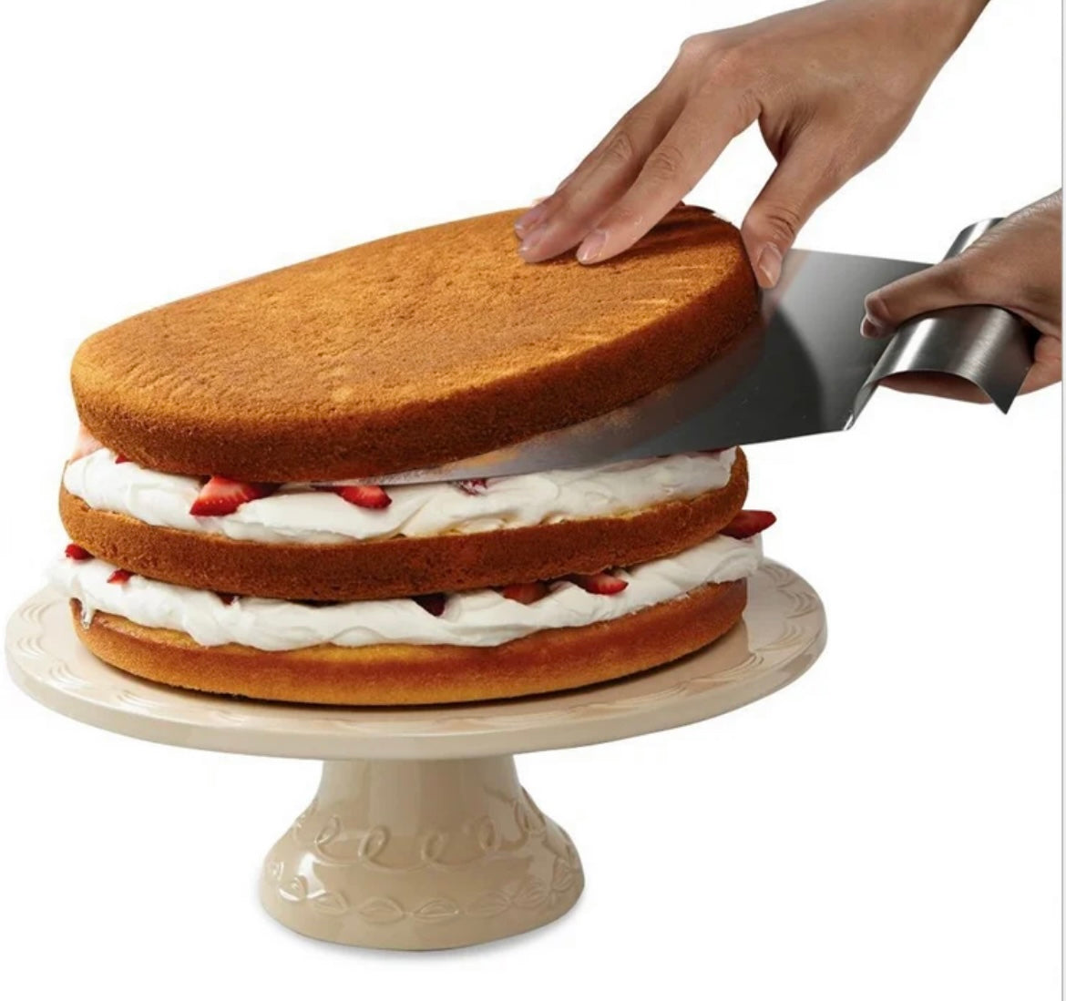Espátula elevadora para repostería de acero inoxidable