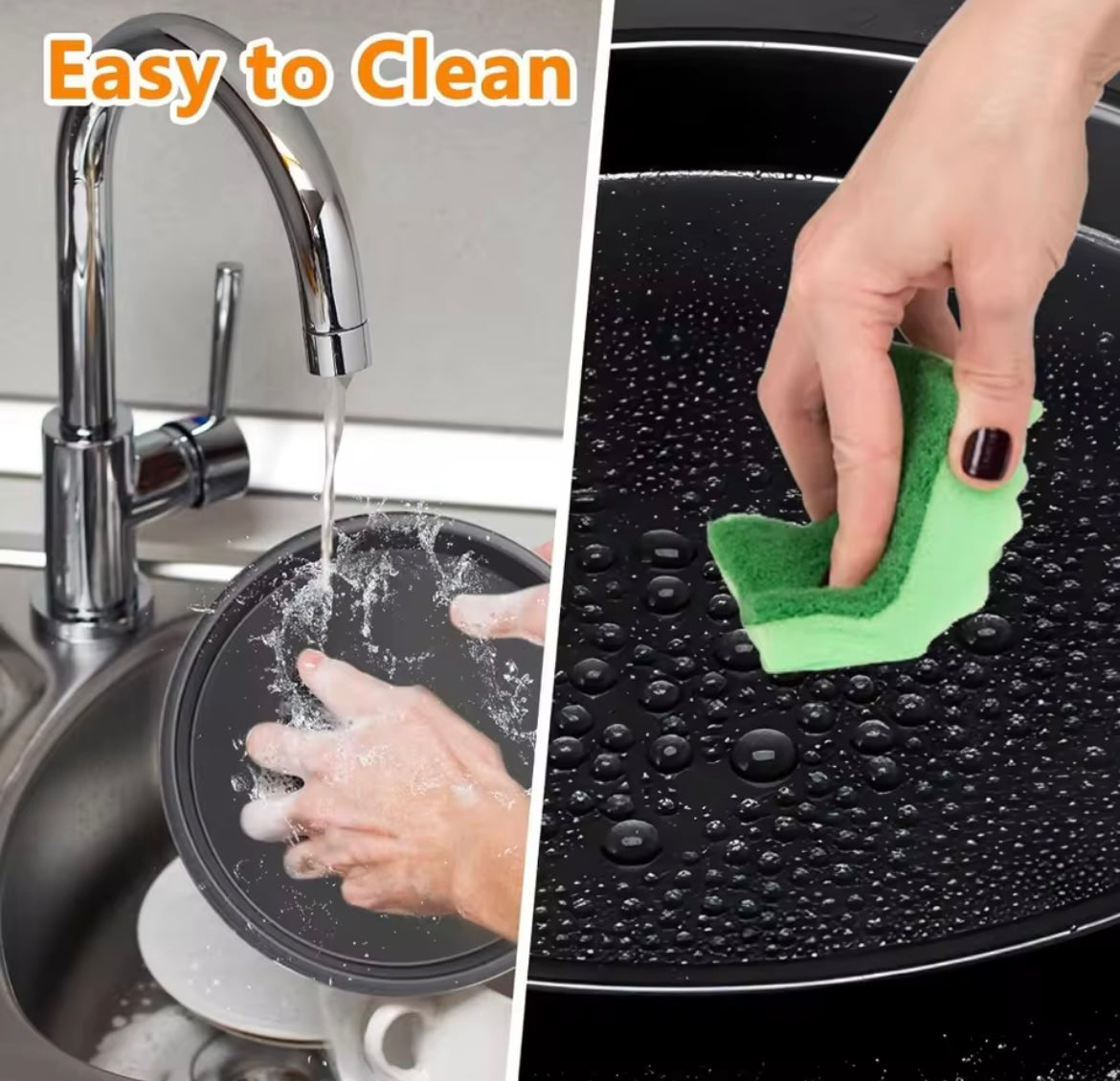 Molde Metálico anti adherente juego de 3 charolas para hornear pizzas, galletas, empanadas