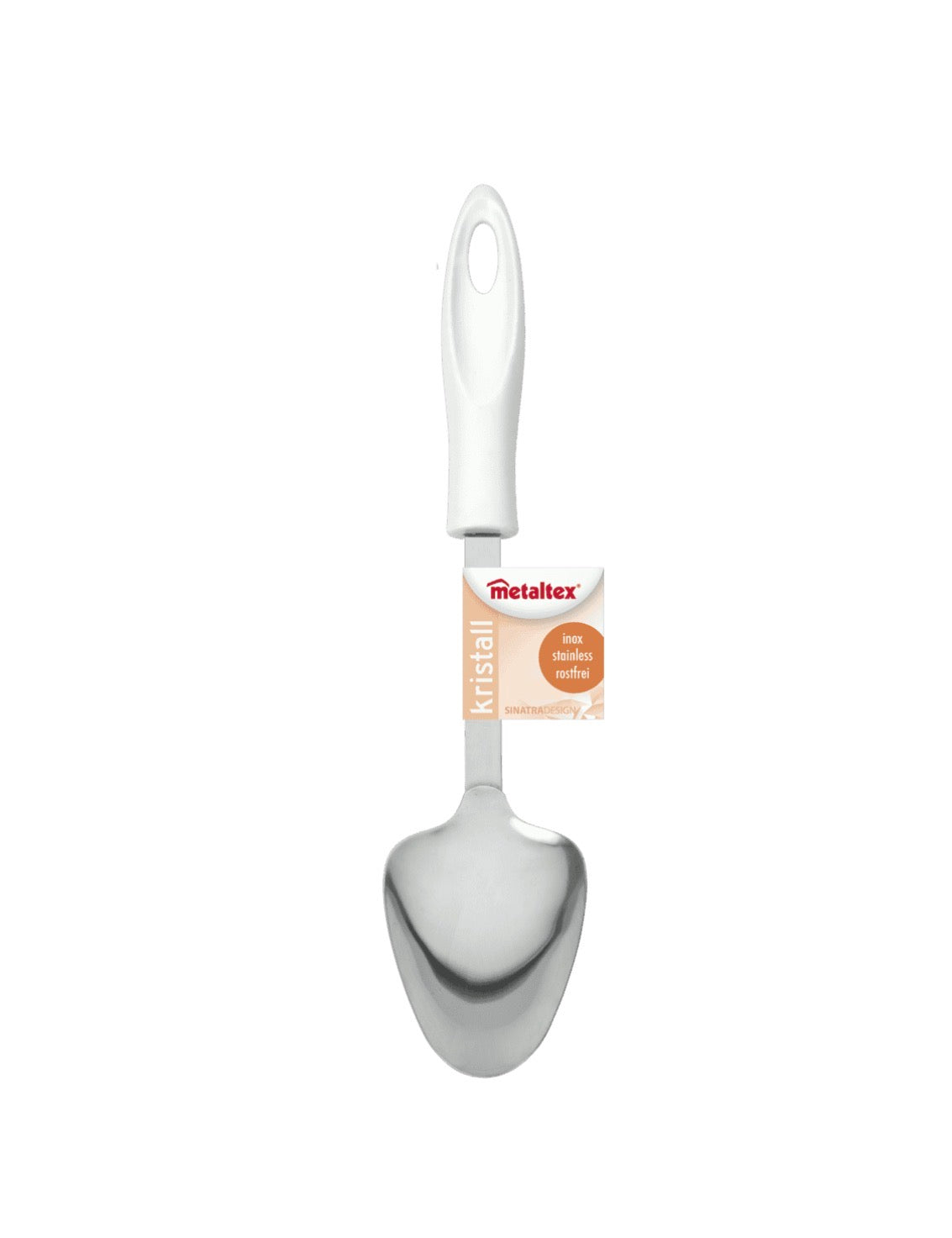 Utensilios de acero Kristal Cuchara para servir