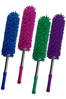 Sacudidor mechudo de microfibra quita polvo no extensible