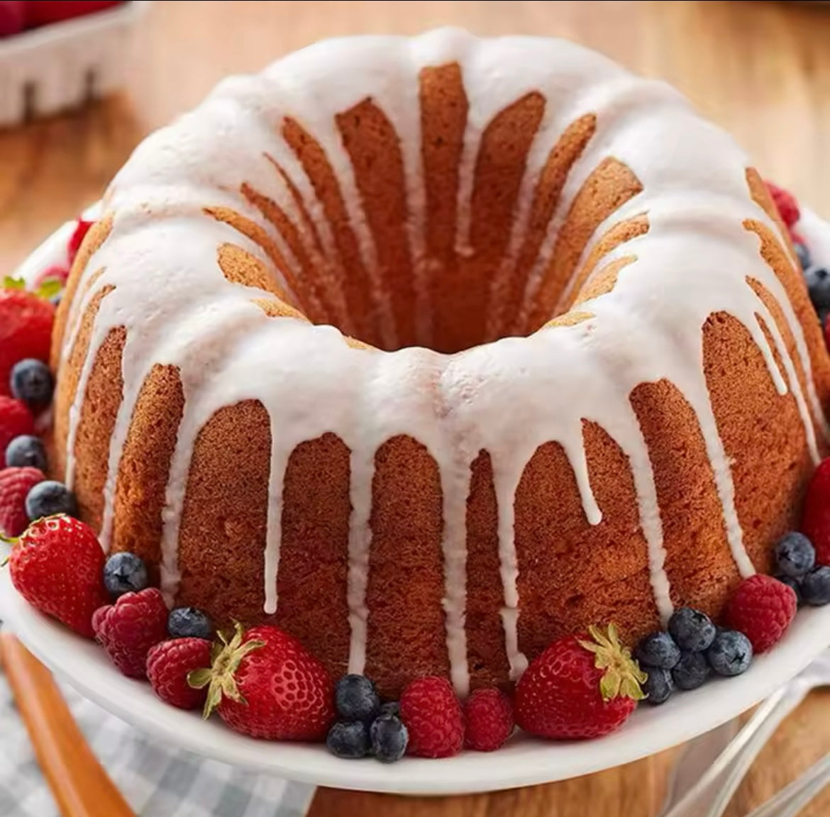 Molde metálico antiadherente para roscas o panque grande