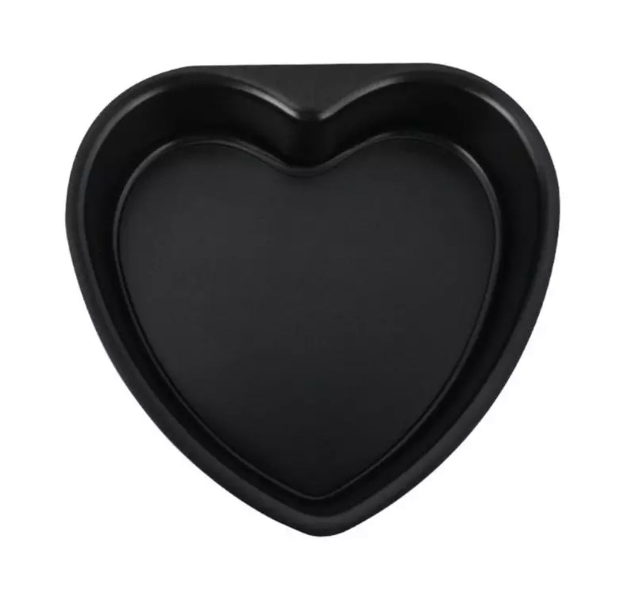 Molde metálico anti-adherente para pastel en forma de corazón