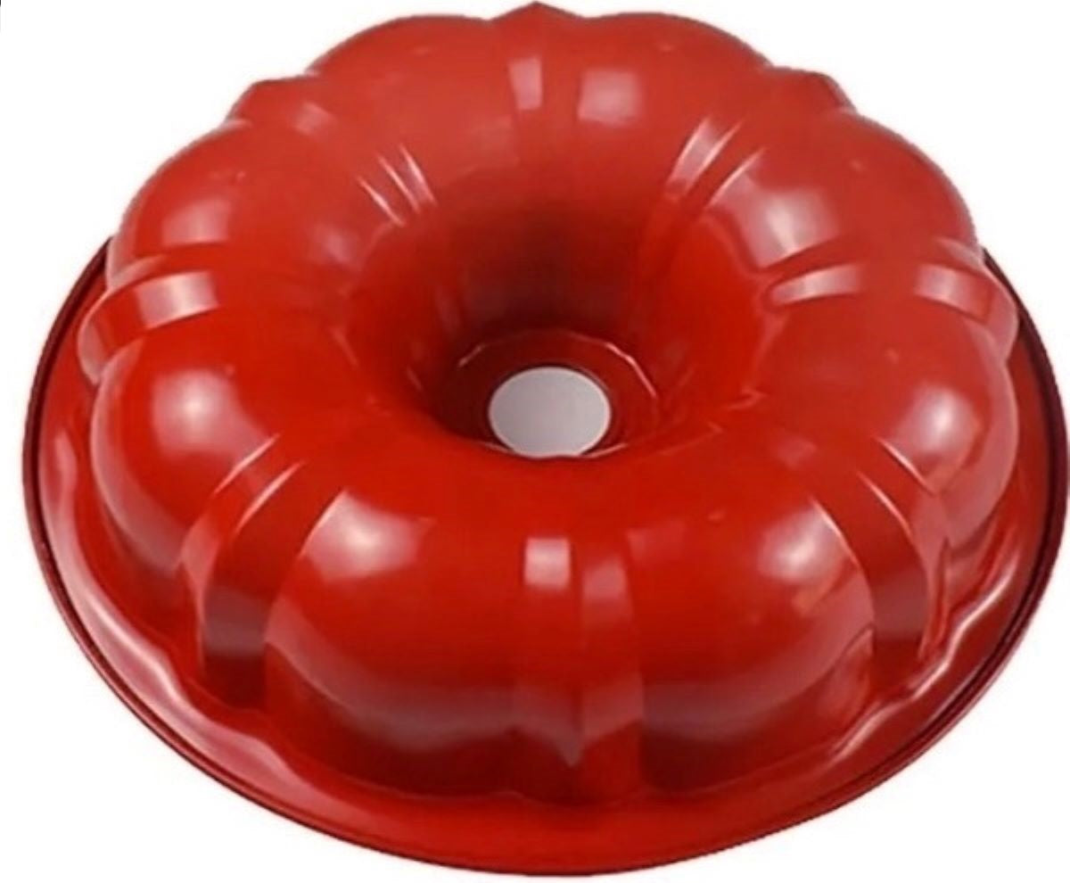 Molde metálico antiadherente para roscas o panque chico