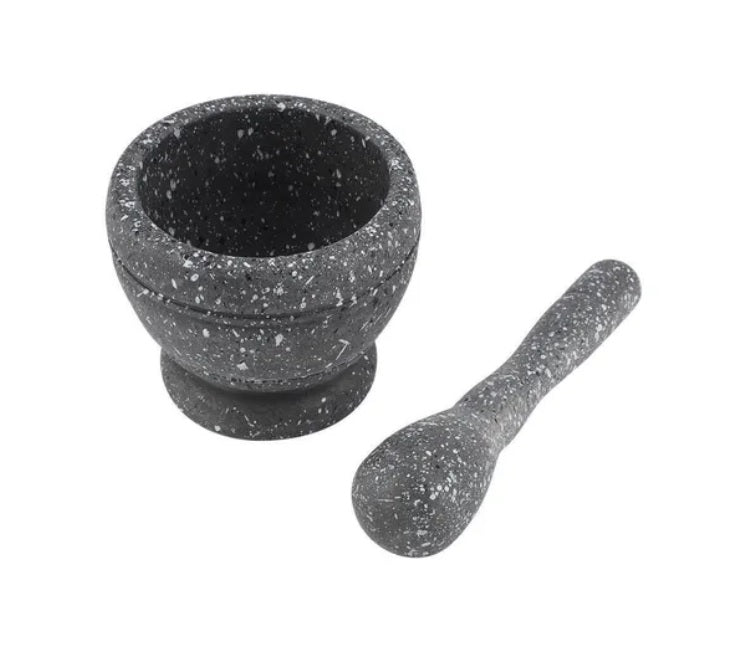 Mortero, Triturador, Molcajete de plástico para salsas y alimentos