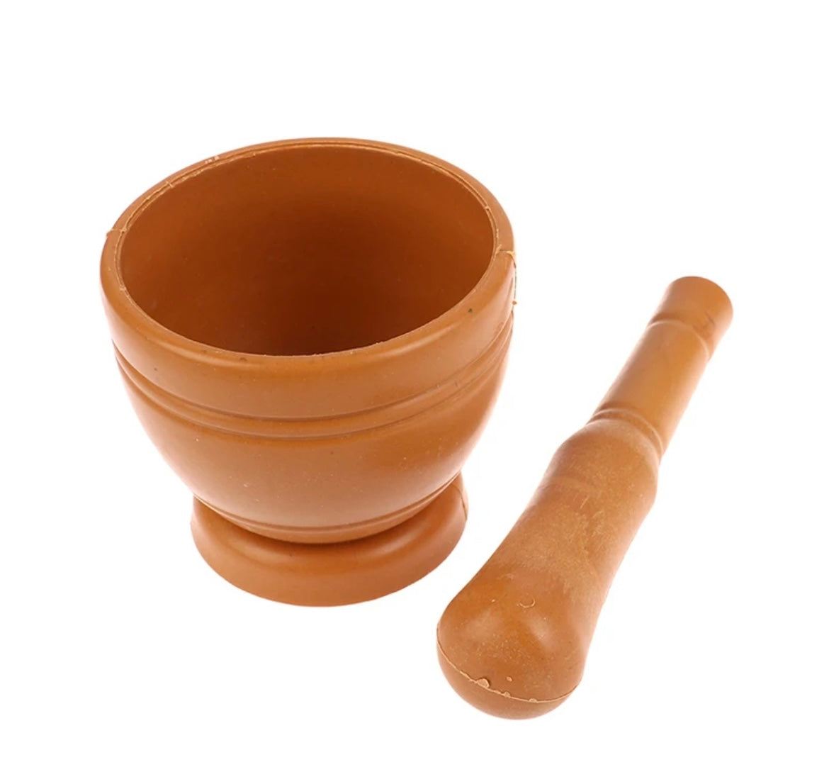 Mortero, Triturador, Molcajete de plástico para salsas y alimentos