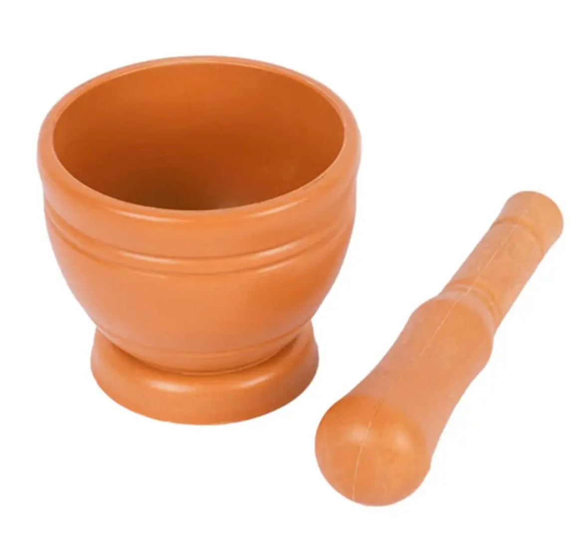 Mortero, Triturador, Molcajete de plástico para salsas y alimentos