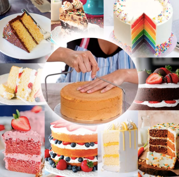 Nivelador cortador para panes y pasteles repostería