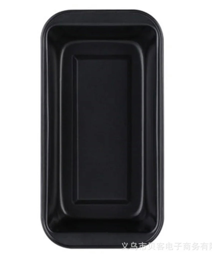 Molde Metálico anti adherente rectangular para panqué 26 cm