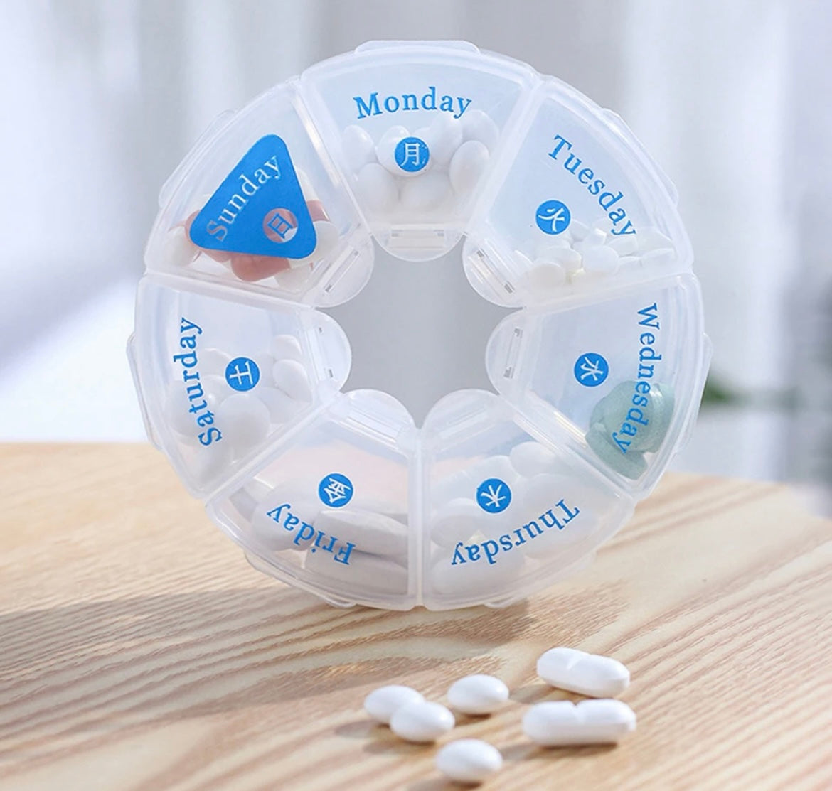 Pastillero organizador de medicamentos