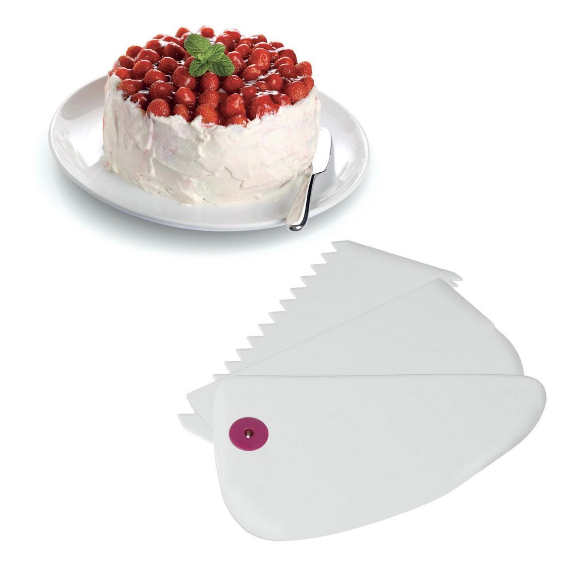 Espátulas peine para repostería (Set de 3)