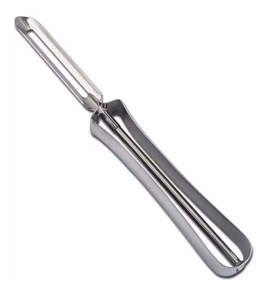 Pelador de acero inoxidable con cuchilla giratoria