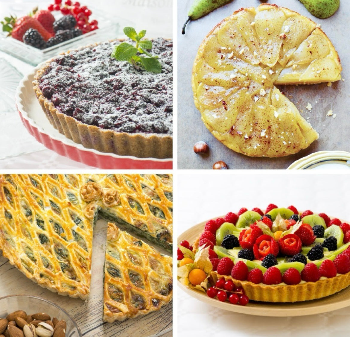 Molde metálico anti-adherente para tartas quiches pies 26 cm
