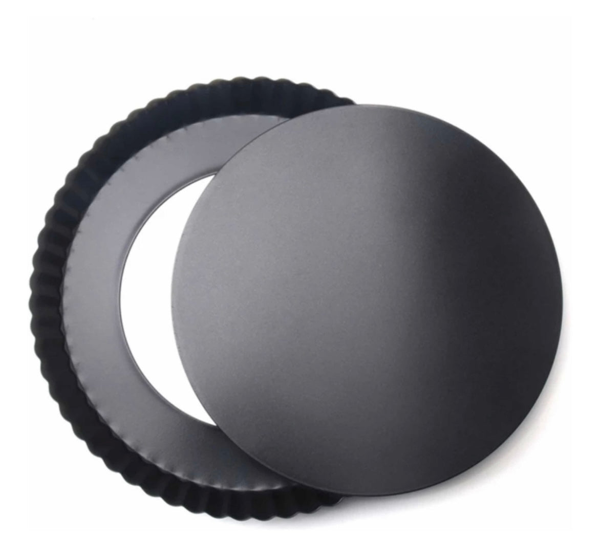 Molde metálico anti-adherente para tartas quiches pies 26 cm