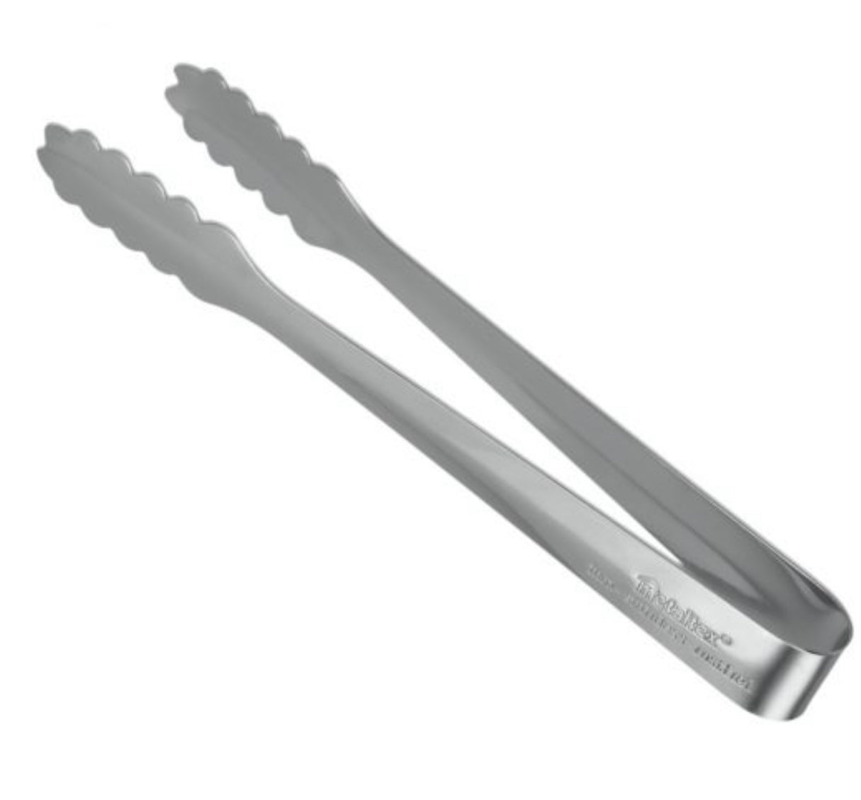 Pinza metálica para alimentos fríos o calientes