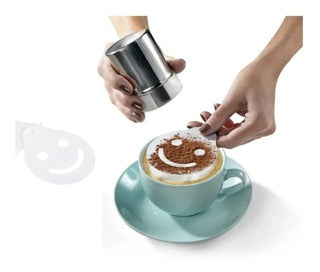Plantilla decoradora para bebidas y alimentos