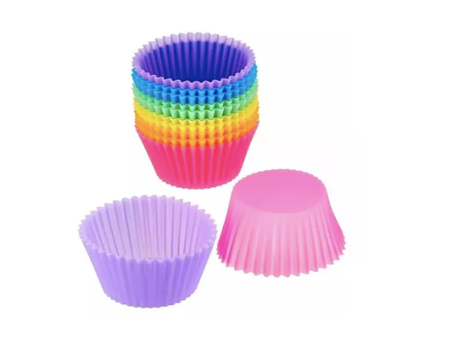 Molde metálico anti-adherente para 12 cupcakes repostería con capacillo