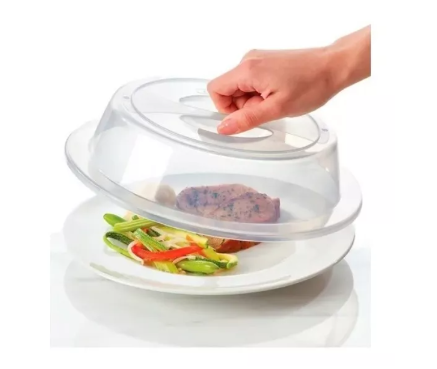 Tapa para microondas de plástico libre de BPA evita salpicaduras
