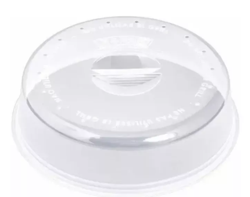 Tapa para microondas de plástico libre de BPA evita salpicaduras