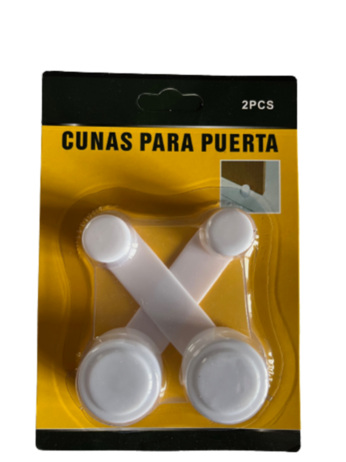 Topes para puerta de plástico (juego de 2)