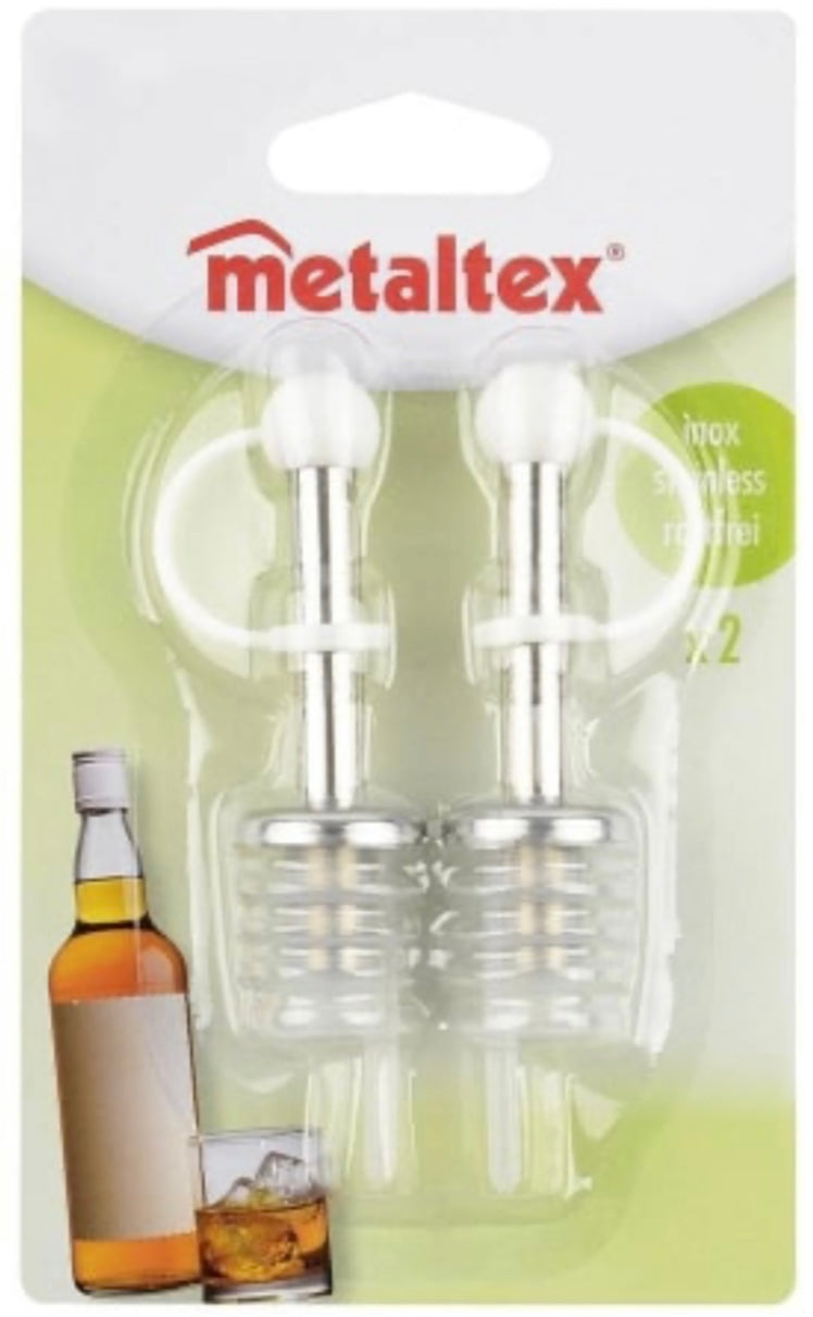 Vertedores dosificadores para botellas (licor, aceite, vinagre) set de 2