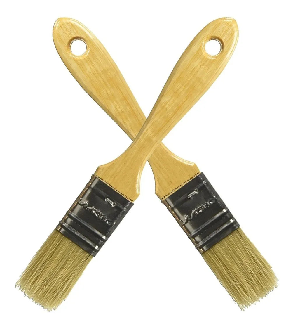 Brocha de madera (kit de 2) para repostería o cocina