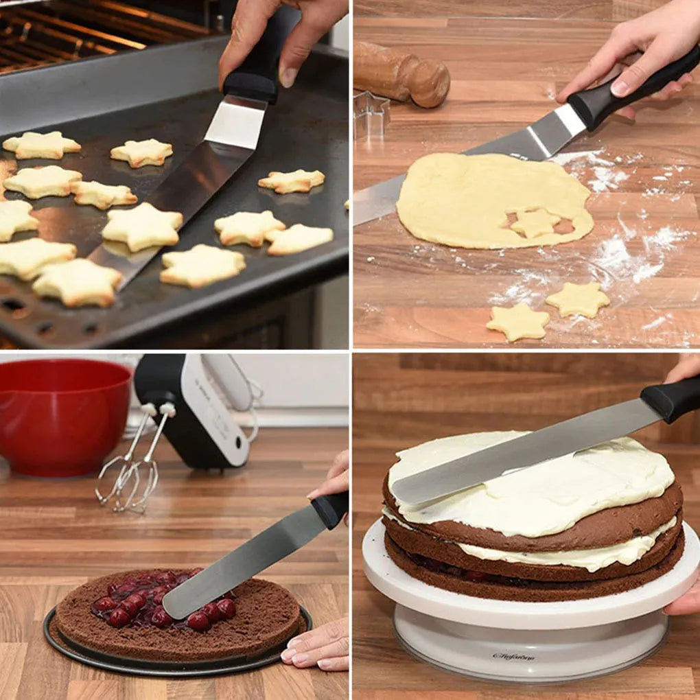 Espátula de acero inoxidable para repostería