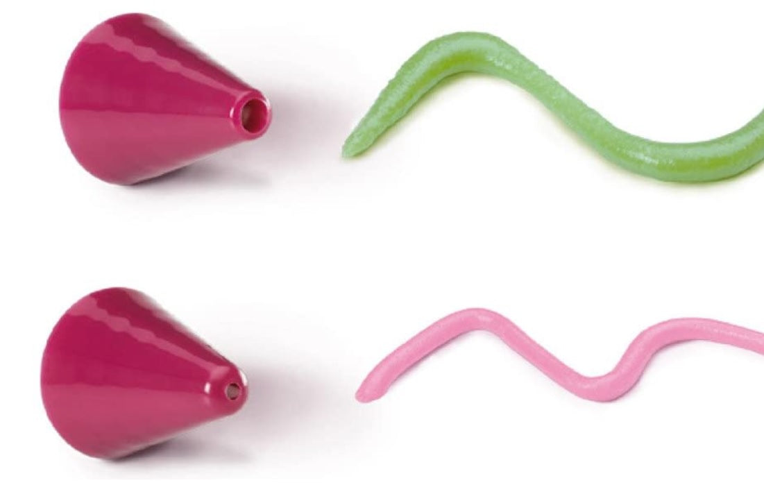 Pluma decoradora de silicón para postres, pasteles y alimentos