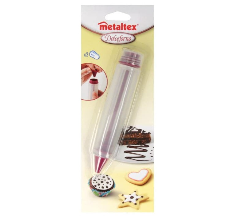 Pluma decoradora de silicón para postres, pasteles y alimentos