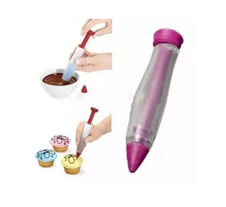 Pluma decoradora de silicón para postres, pasteles y alimentos