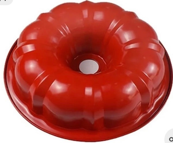 Molde metálico antiadherente para roscas o panque chico