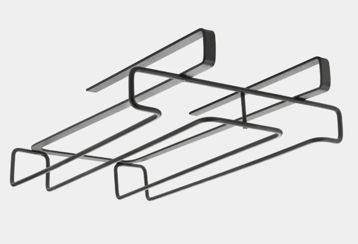 Soporte para copas my glass lava para debajo del estante