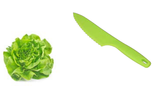 Cuchillo para lechuga