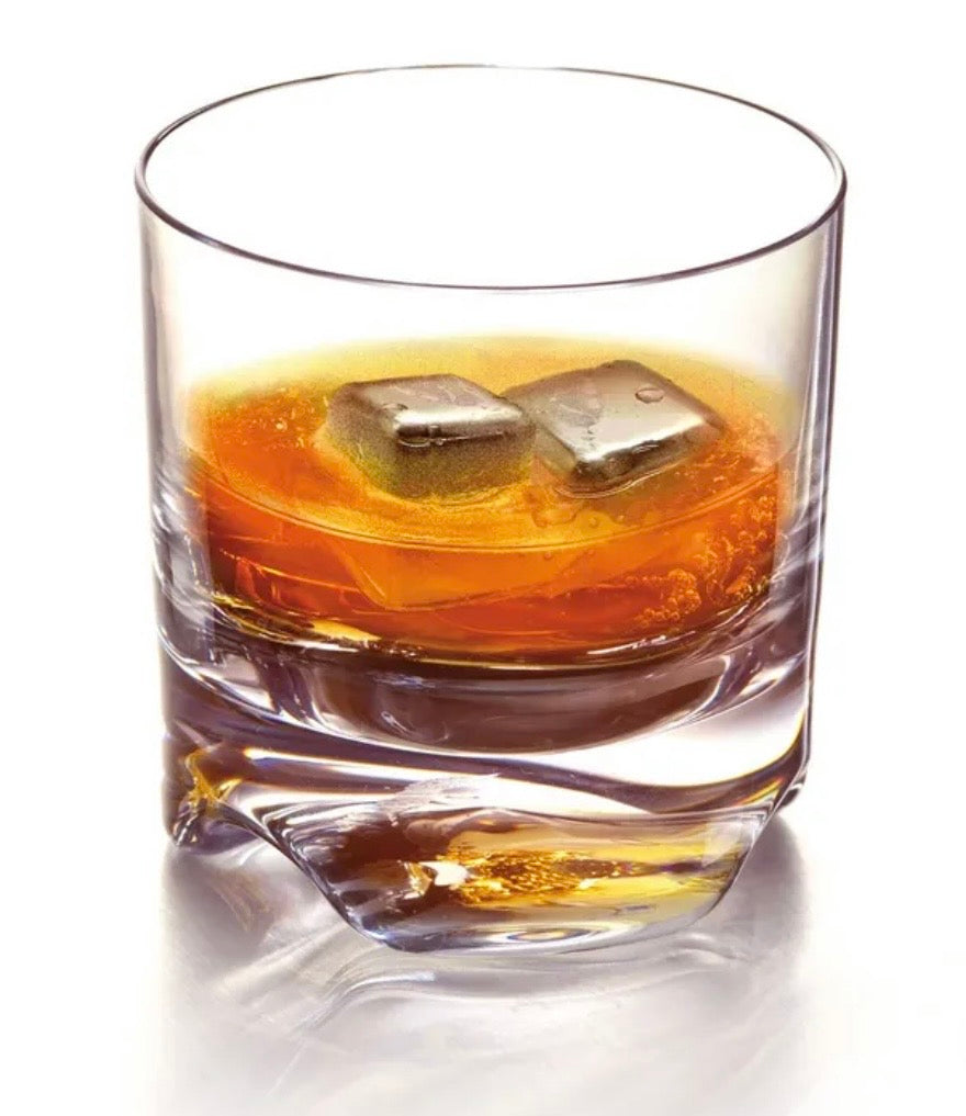 Juego de 4 enfríadores de bebidas de acero inox 2.5X 2.5  (Hielos eternos)