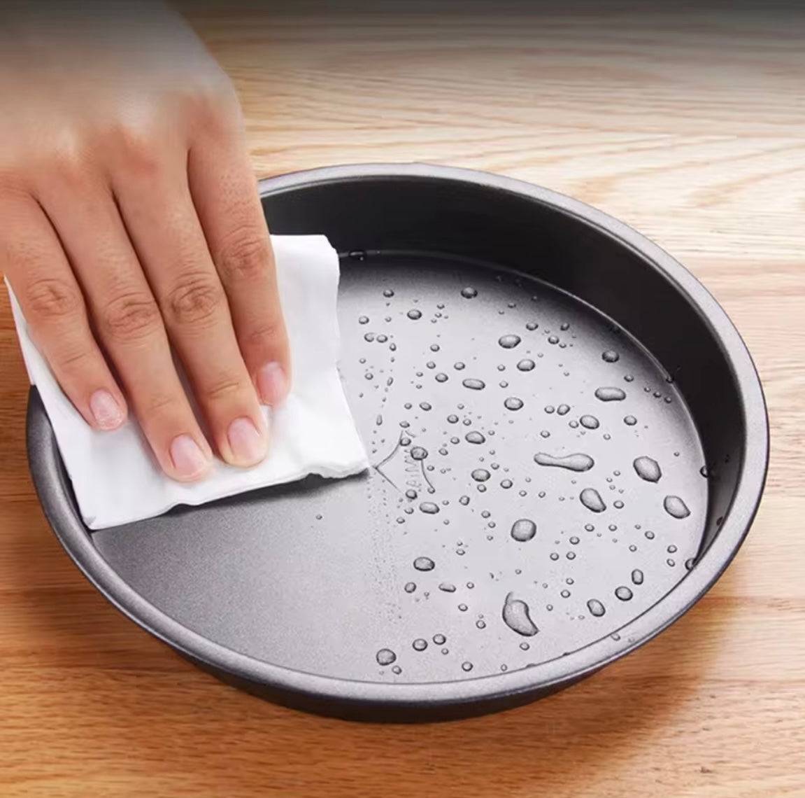 Molde Metálico anti adherente juego de 3 charolas para hornear pizzas, galletas, empanadas