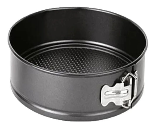 Molde metálico anti-adherente desmontable individual 28 cm para pasteles