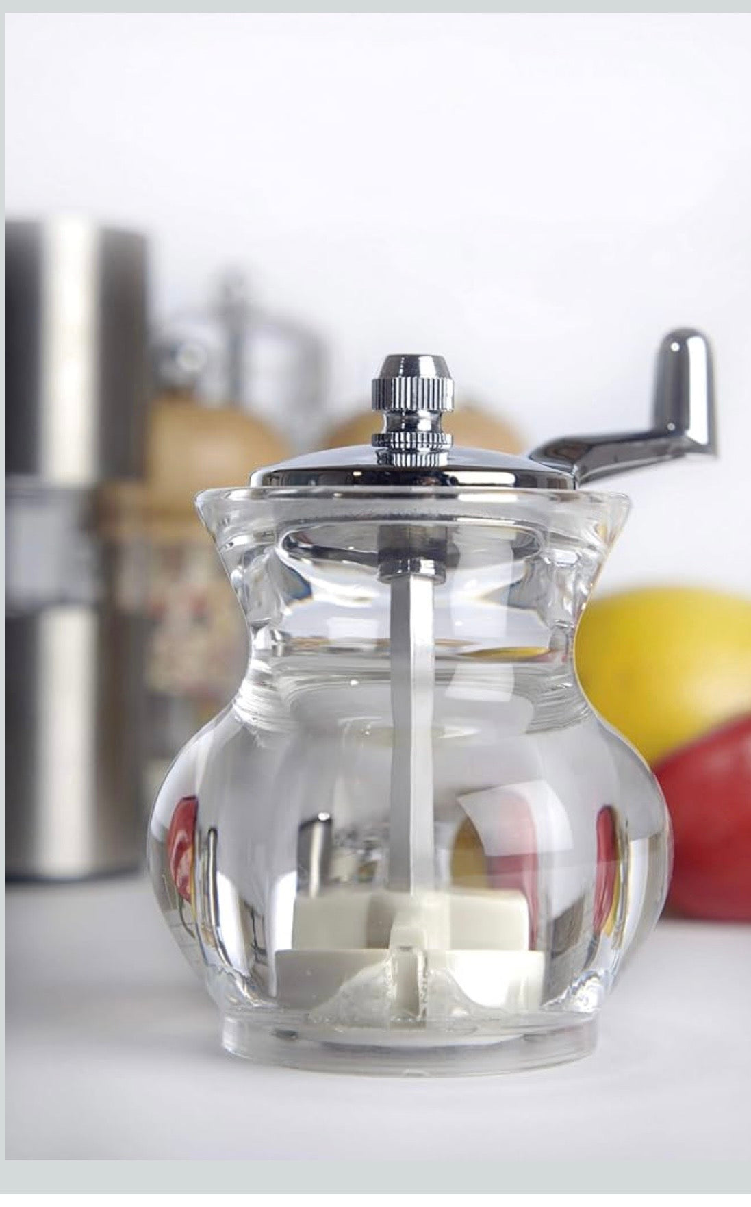 Molino de pimienta con manivela