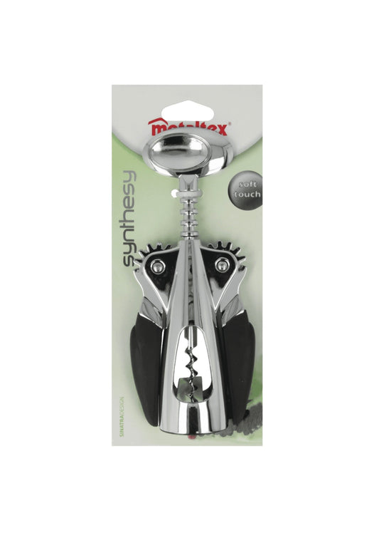 Descorchador Destapador Sacacorchos 2 manos para botellas de vino Synthesy