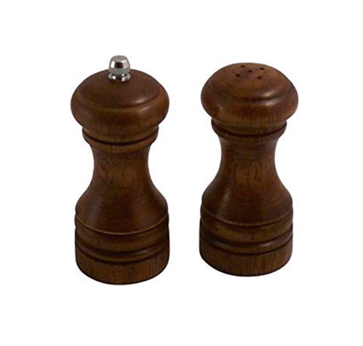 Set de salero y pimentero de madera