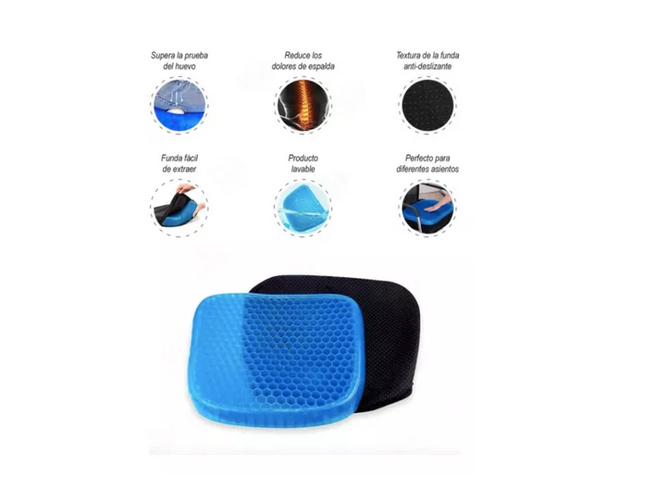 Cojín De Gel Para Asiento O Silla Para Oficina Y Hogar