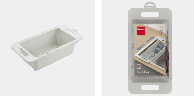 Escurridor ajustable para tarja Drain-Flex