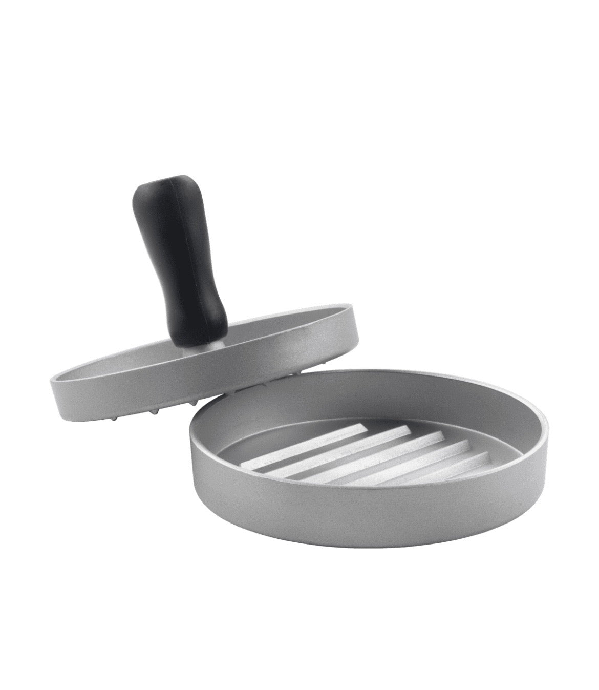 Molde prensador para hamburguesas