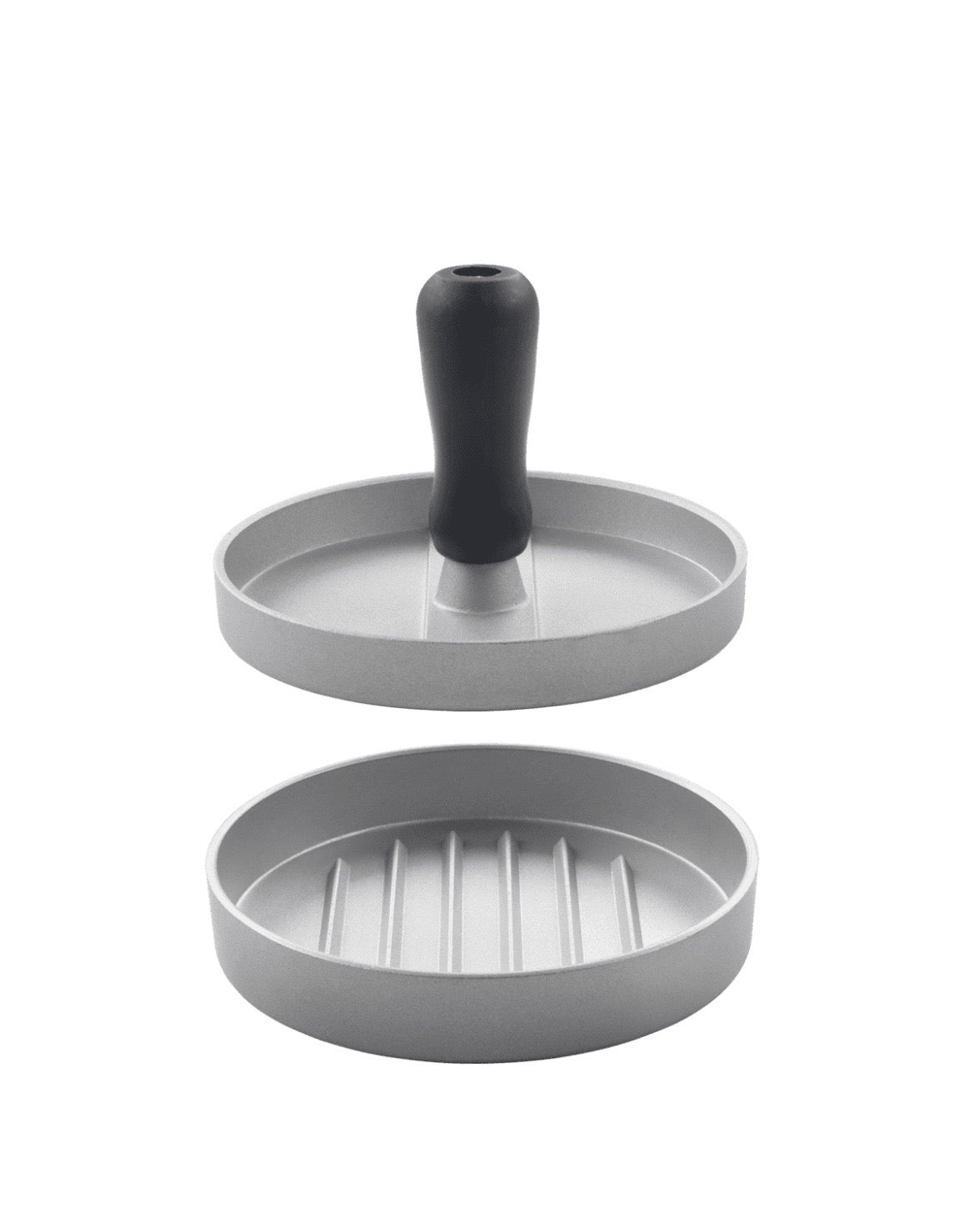 Molde prensador para hamburguesas